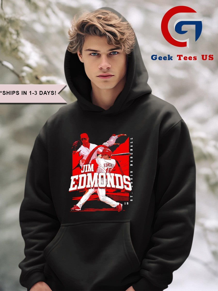 Jim Edmonds player St. Louis Cardinals baseball player name shirt