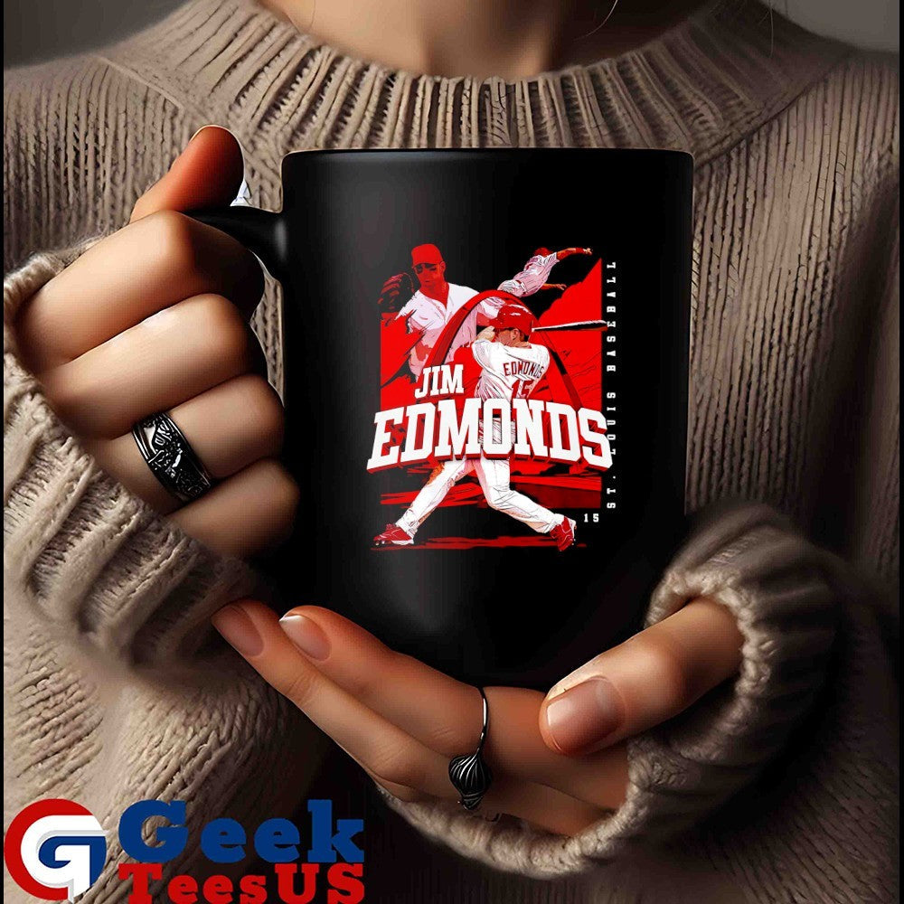 Jim Edmonds player St. Louis Cardinals baseball player name shirt