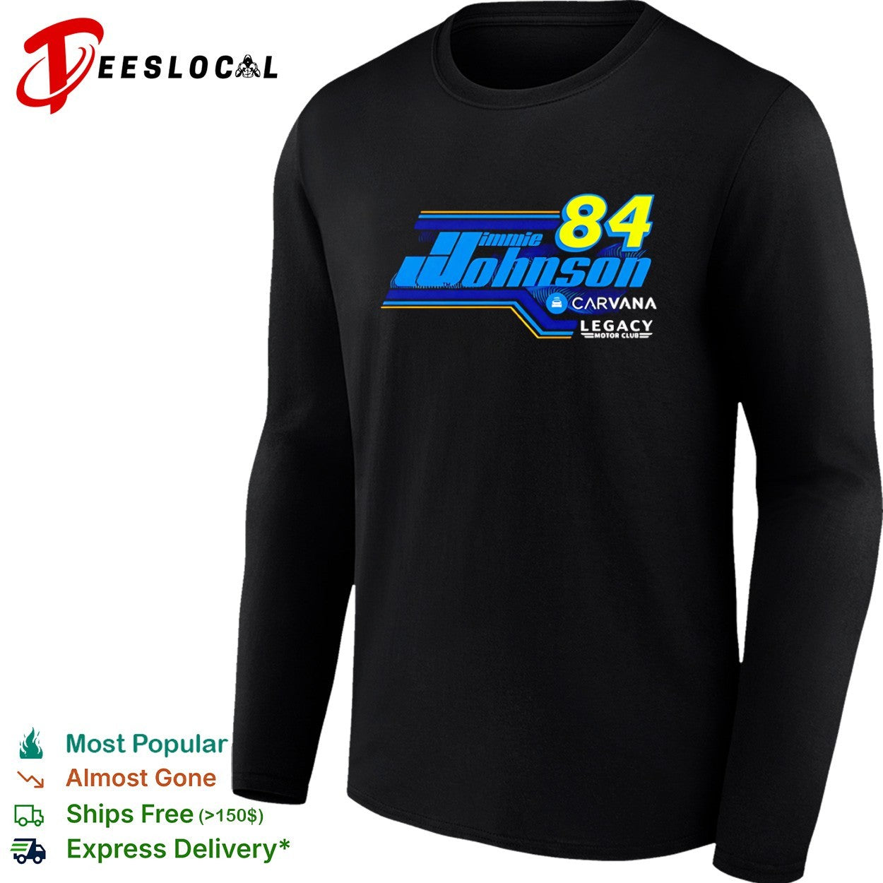 Jimmie Johnson 84 Carvana Legacy Motor Club shirt