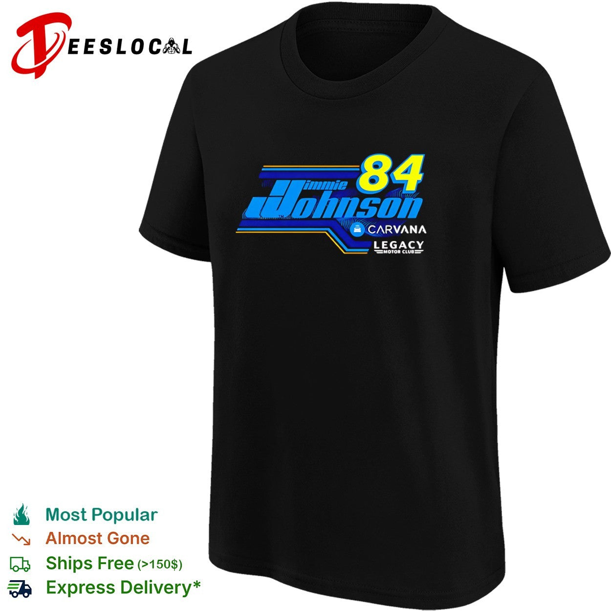 Jimmie Johnson 84 Carvana Legacy Motor Club shirt