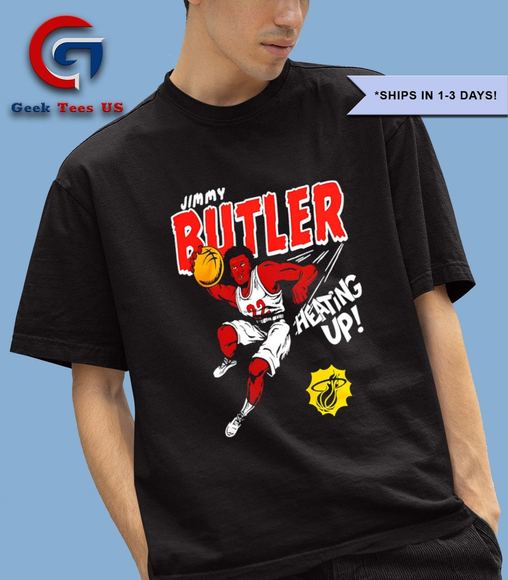 Jimmy Butler III Miami Heat Homage Comic Book Heating Up shirt