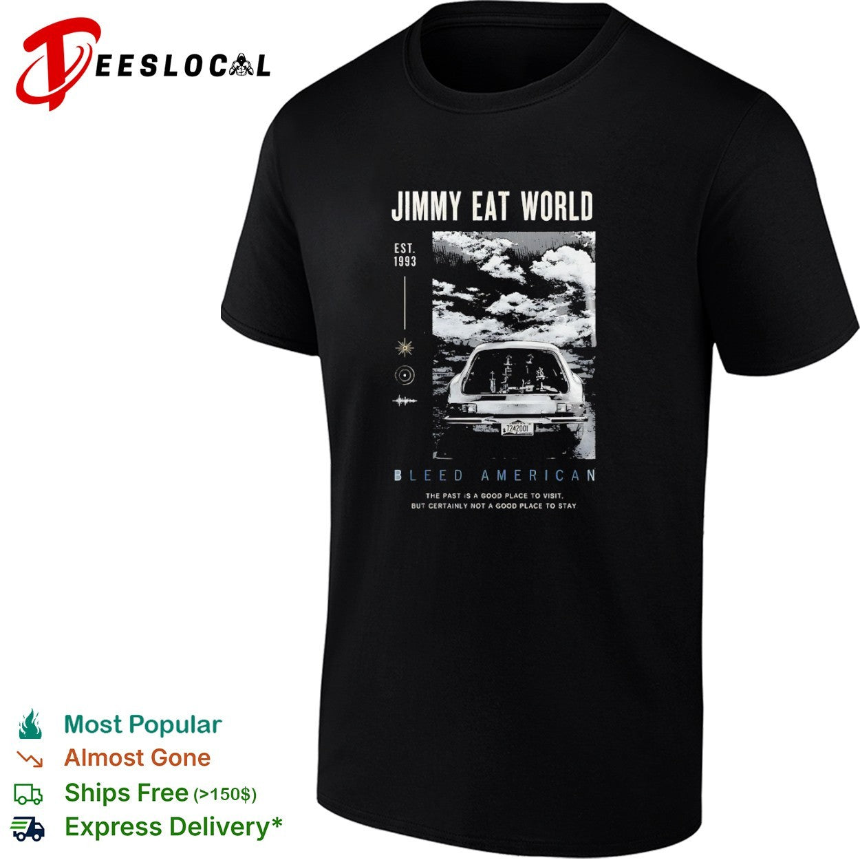 Jimmy Eat World Bleed American The Past Is a Good Place to Visit shirt