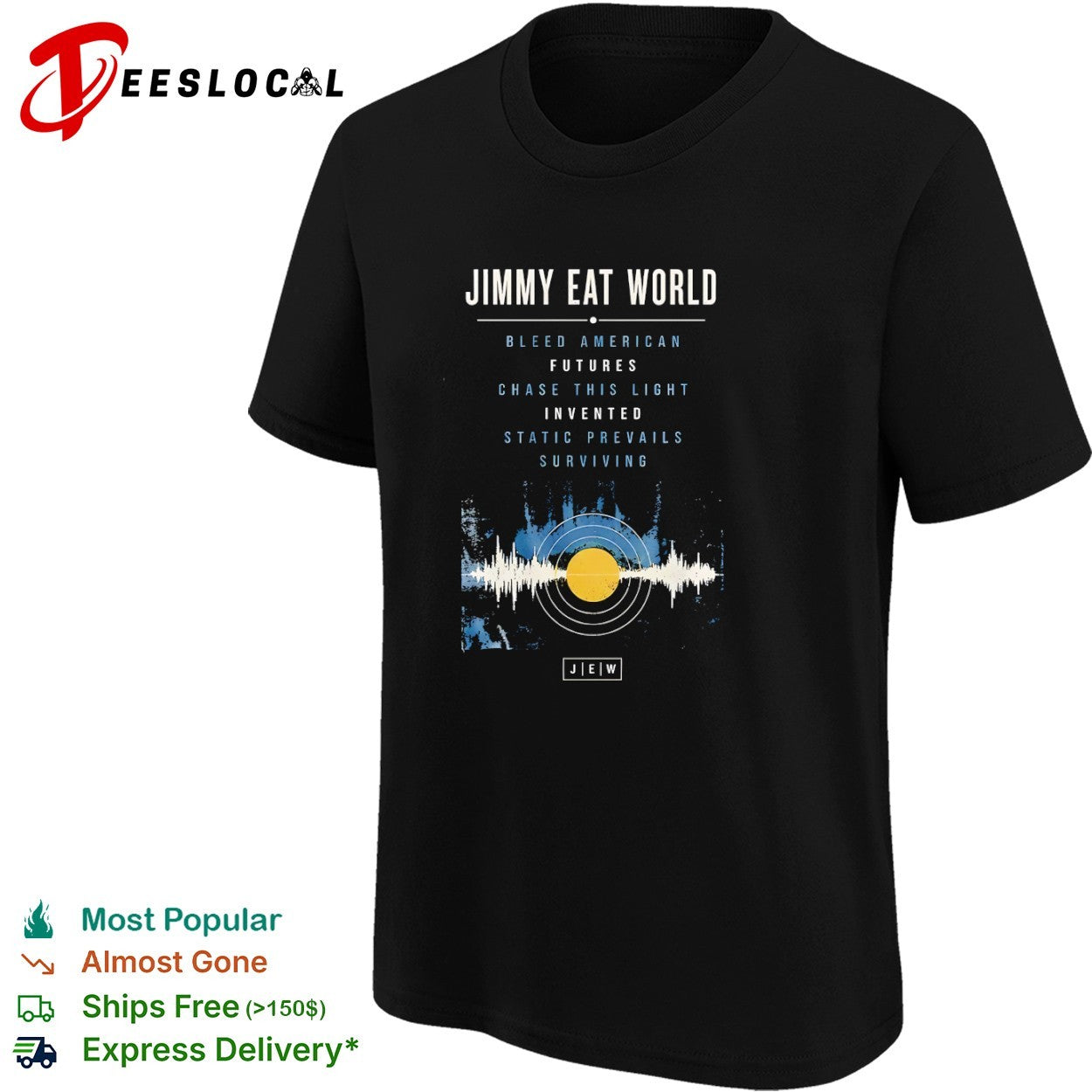 Jimmy Eat World Discography Band Logo Bleed American shirt