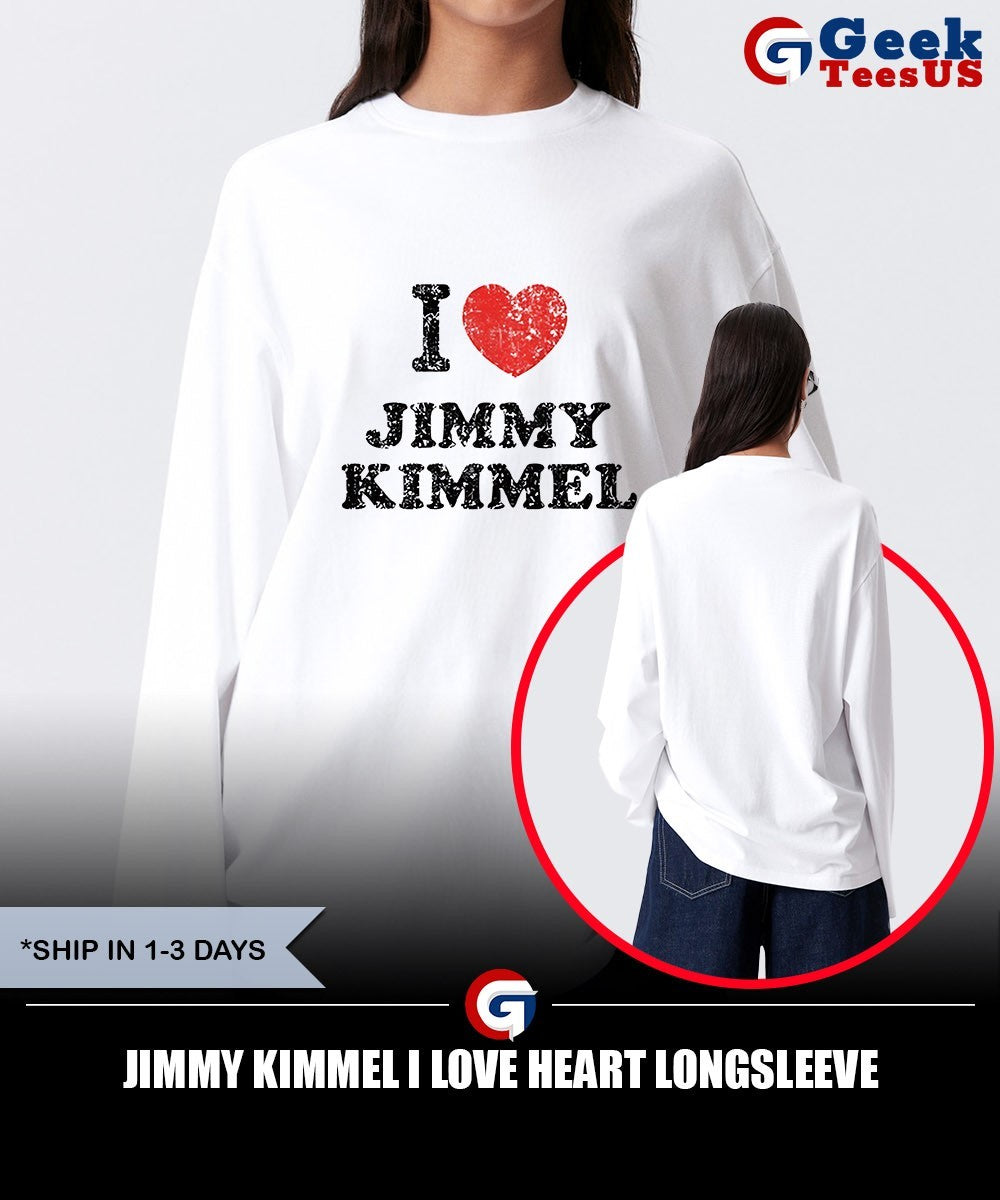 Jimmy Kimmel I love heart shirt