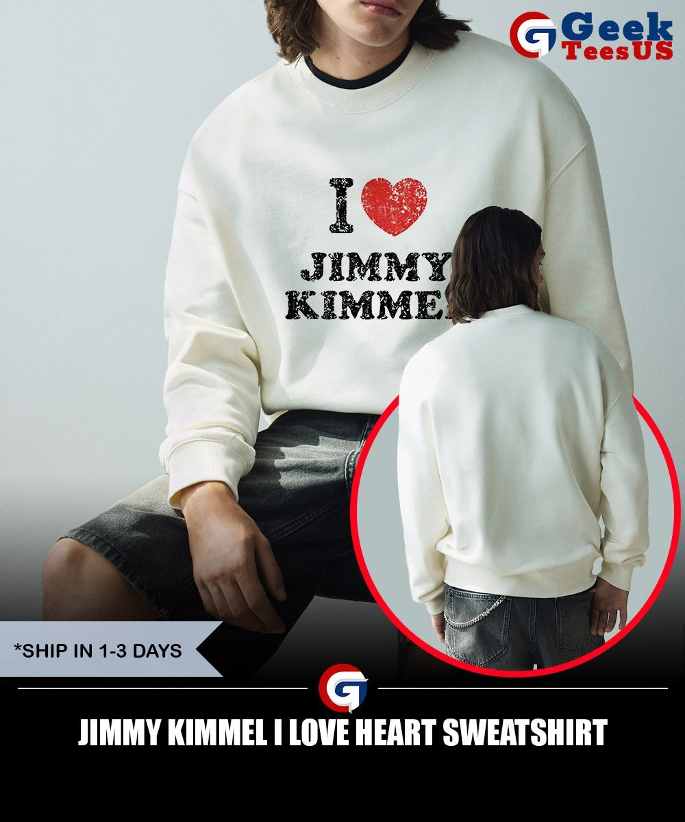Jimmy Kimmel I love heart shirt