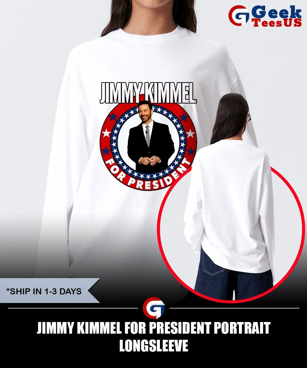 Jimmy Kimmel for President portrait shirt