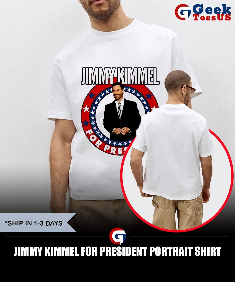 Jimmy Kimmel for President portrait shirt