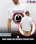 Jimmy Kimmel for President portrait shirt
