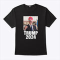 Joe Biden Wearing Trump 2024 Hat T Shirt