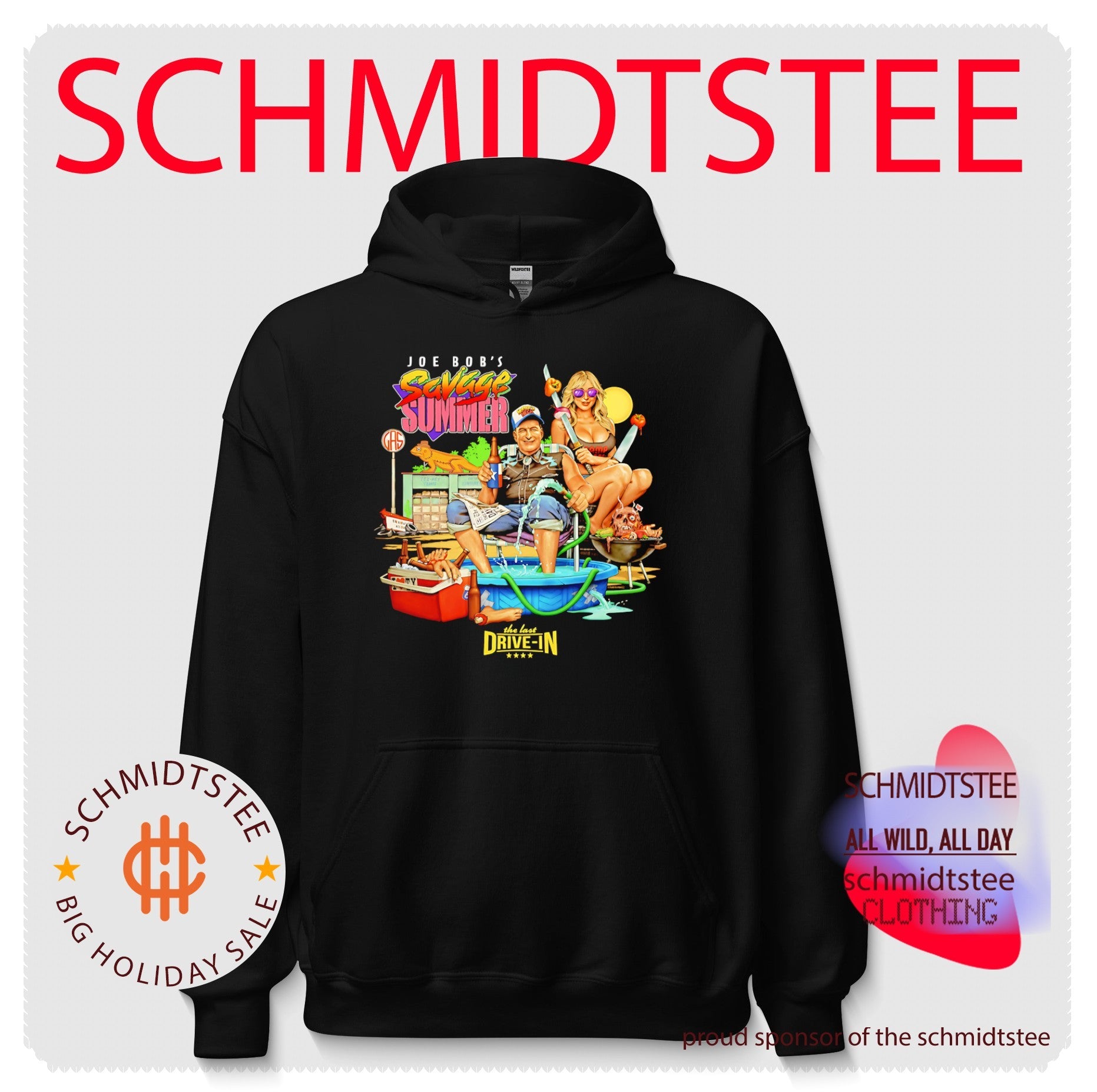 Joe Bob’s Savage Summer The Last Drive-In cartoon shirt