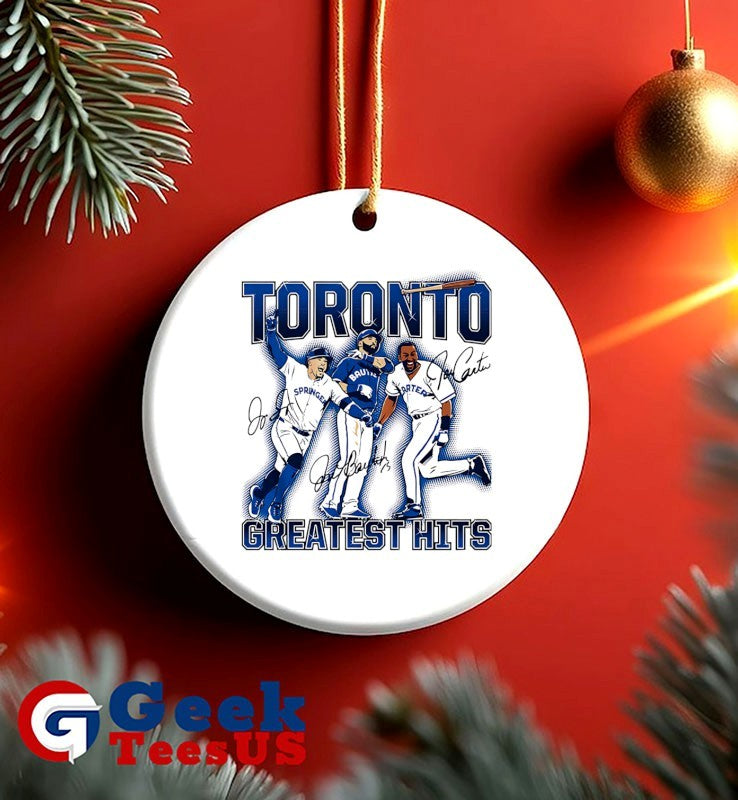 Joe Carter Jose Bautista & George Springer Toronto Blue Jays greatest hits shirt