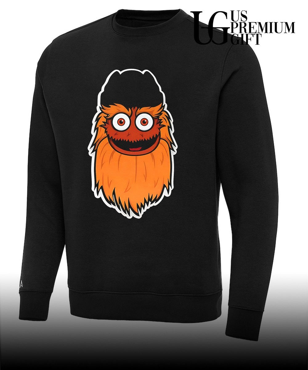 Joe Giglio wearing Gritty shirt