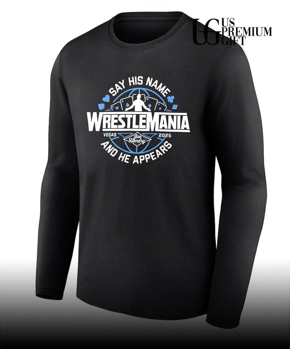 Joe Hendry Wrestlemania 41 shirt