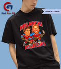 Joe Sakic and Peter Forsberg Avalanche Assassins Hockey caricatures shirt