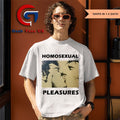 Joey Pollari with Homosexual Pleasures LGBT shirt