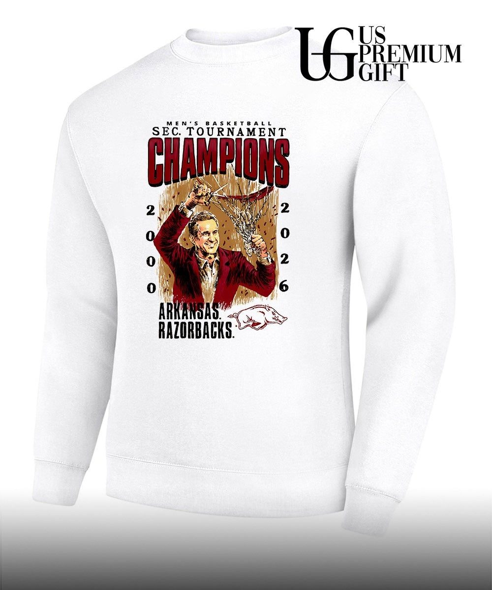 John Calipari Coach Arkansas Razorbacks SEC Tournament Champions 2000-2026 shirt