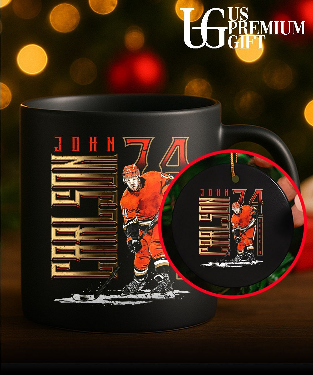 John Carlson 74 player Anaheim Ducks NHL vertical shirt