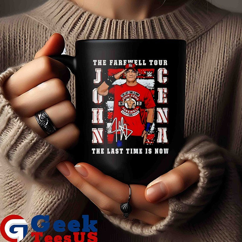 John Cena Farewell Tour 2025 The Last Time Is Now 2025 signature shirt