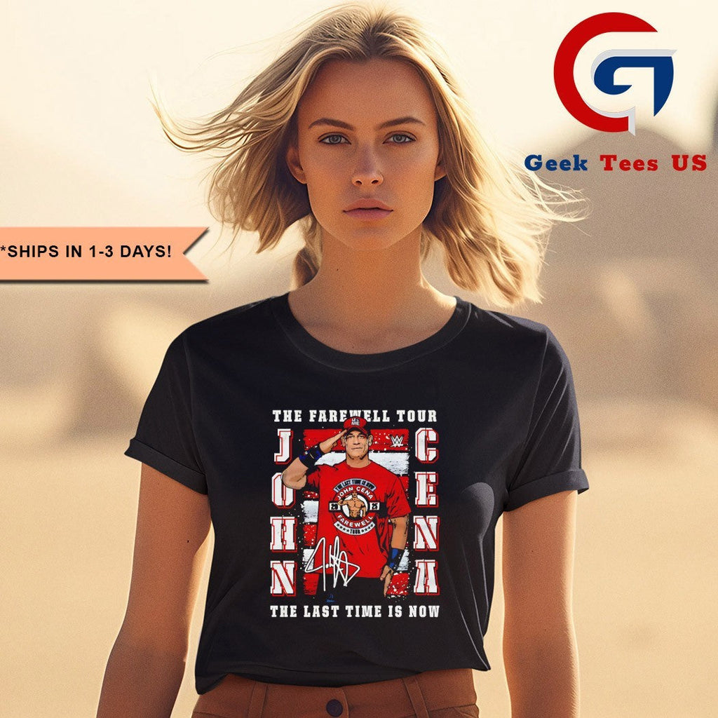 John Cena Farewell Tour 2025 the Last Time is Now signature shirt