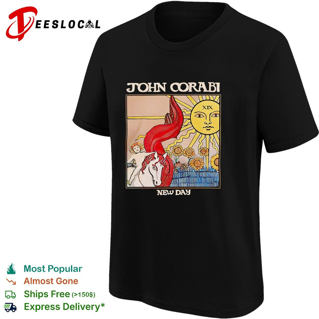 John Corabi New Day The Sun XIX Tarot Card shirt