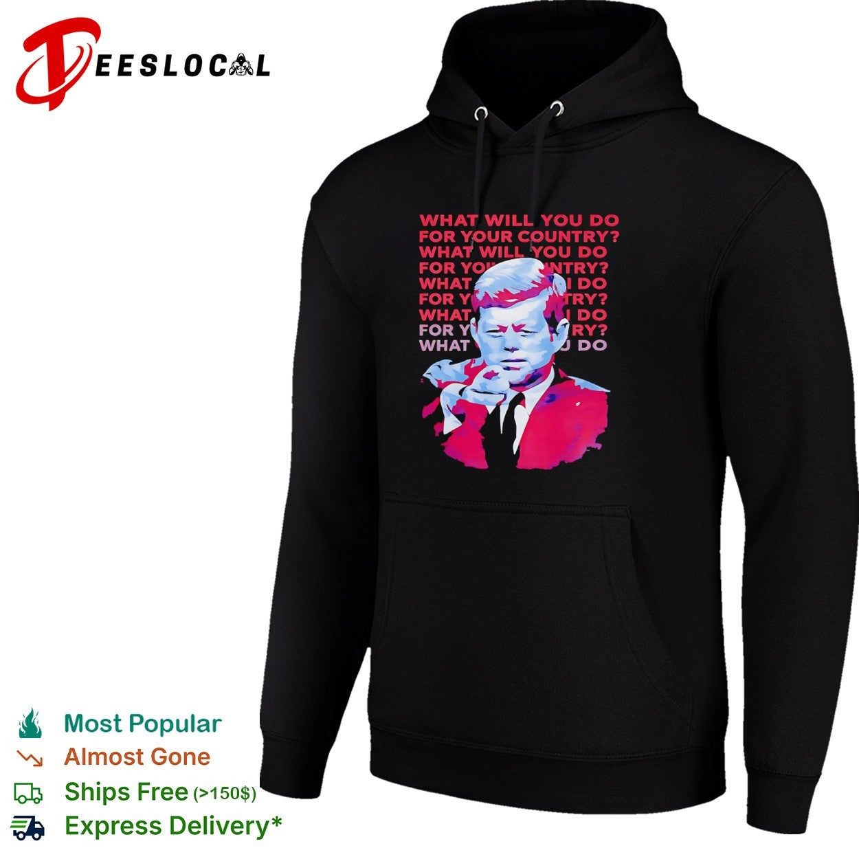 John F Kennedy What Will You Do for Your Country shirt