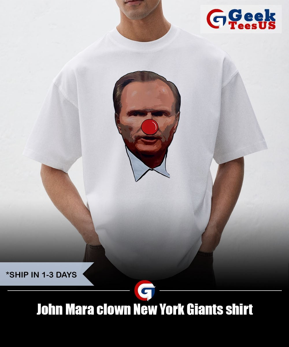 John Mara clown New York Giants shirt