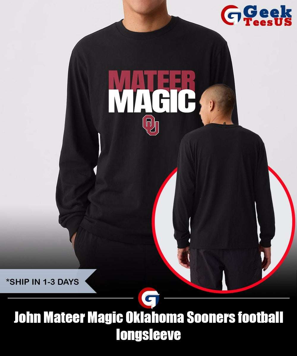 John Mateer Magic Oklahoma Sooners football shirt