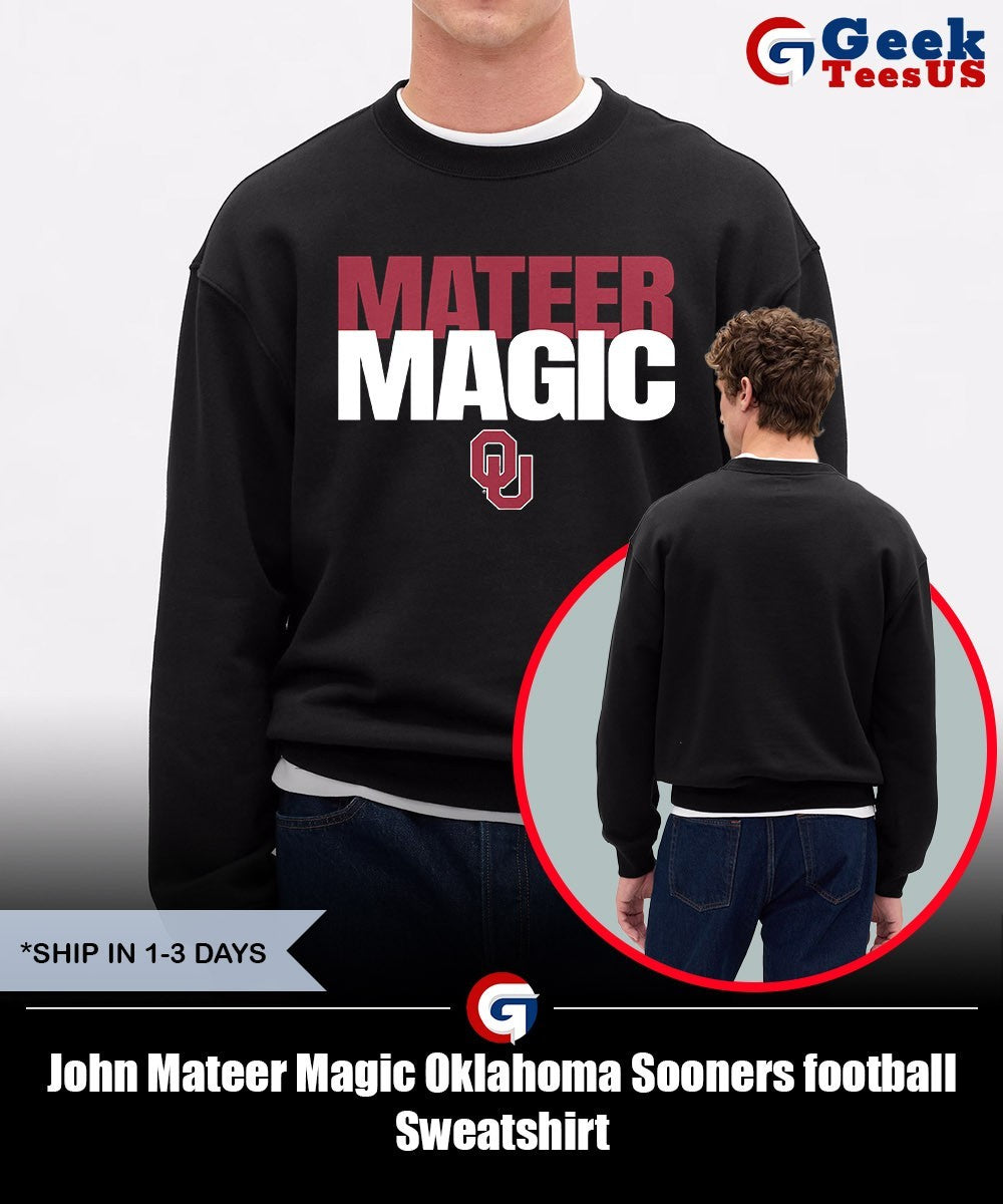John Mateer Magic Oklahoma Sooners football shirt