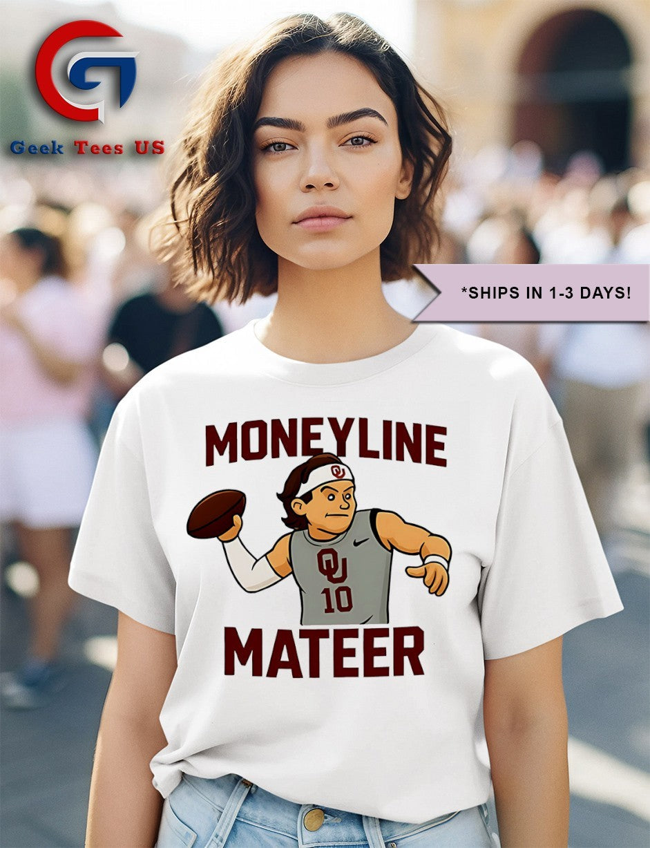 John Mateer Moneyline Mateer Oklahoma Sooners shirt