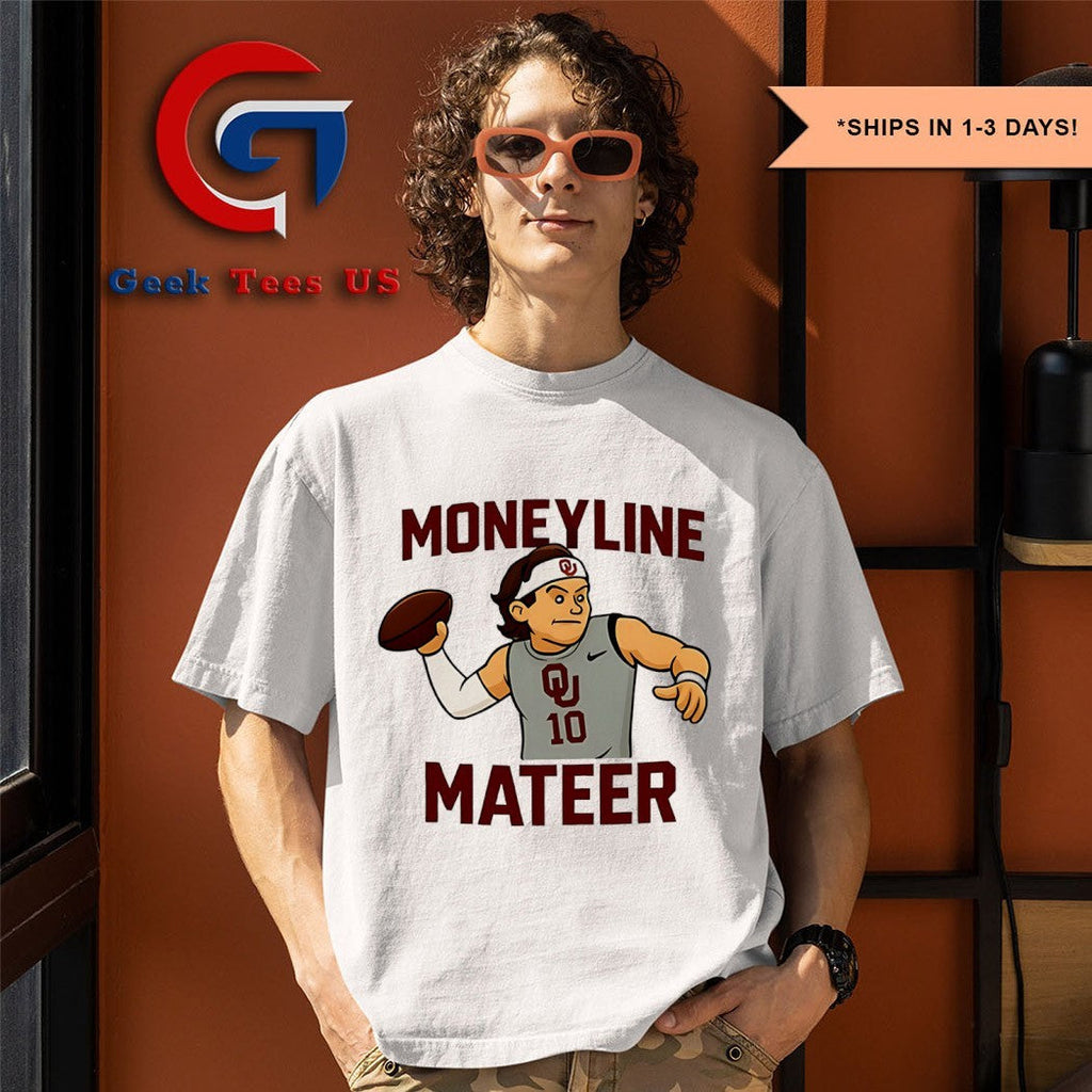 John Mateer Moneyline Mateer Oklahoma Sooners shirt
