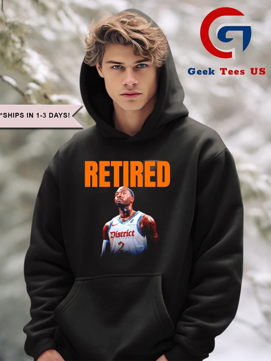John Wall Retired Washington Wizards basketball shirt