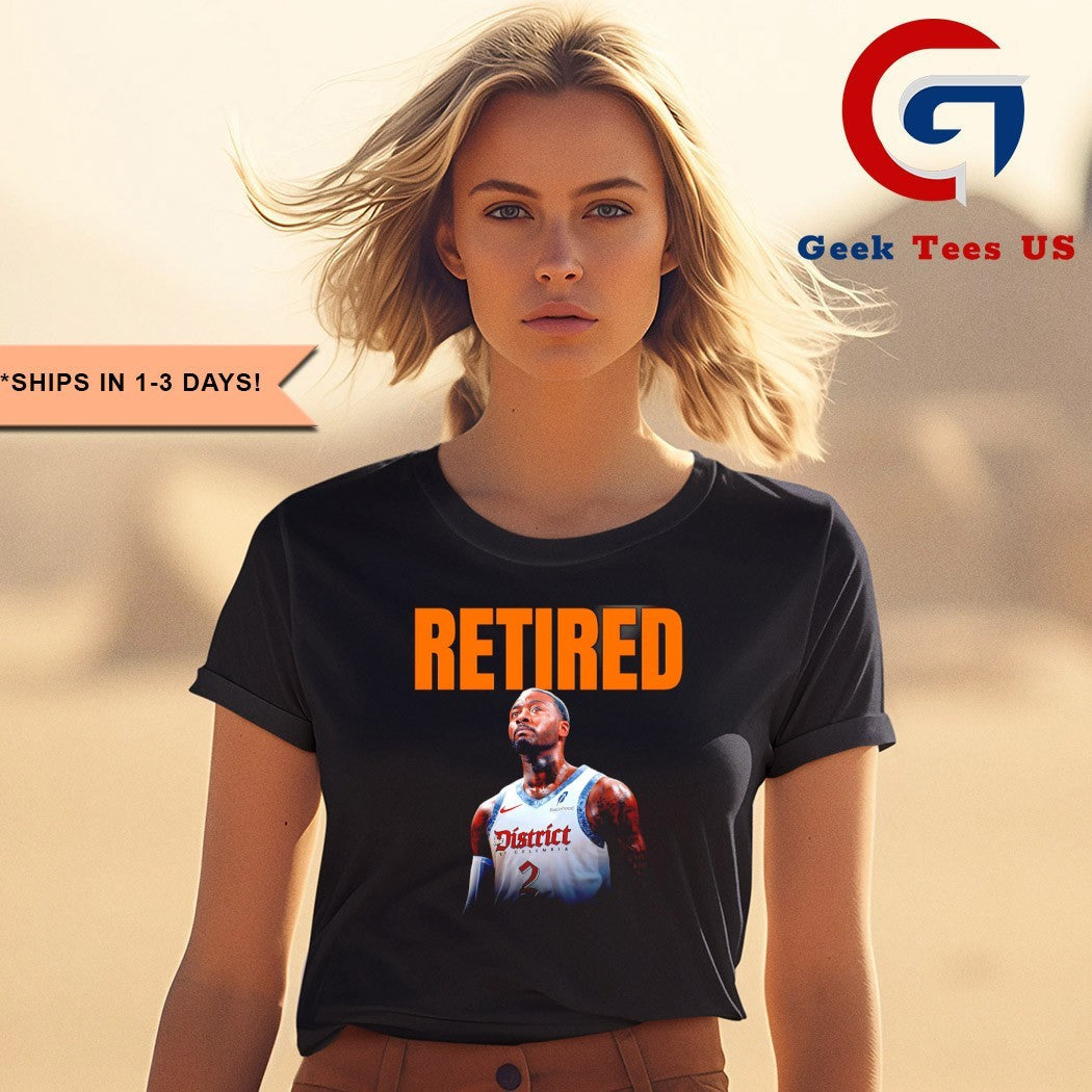 John Wall Retired Washington Wizards basketball shirt