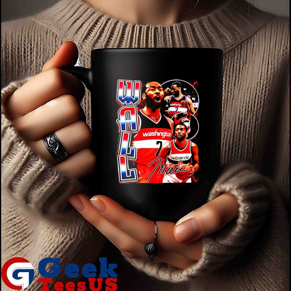 John Wall Washington Wizards NBA signature graphic shirt