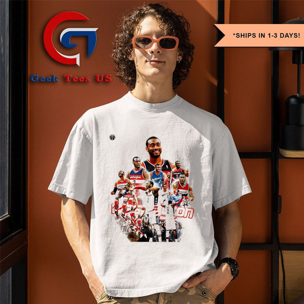John Wall Washington Wizards basketball has officially retired 2025 shirt