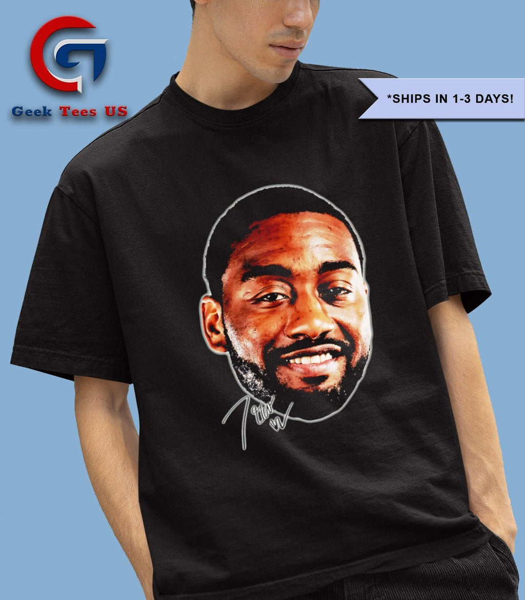 John Wall big head signature shirt