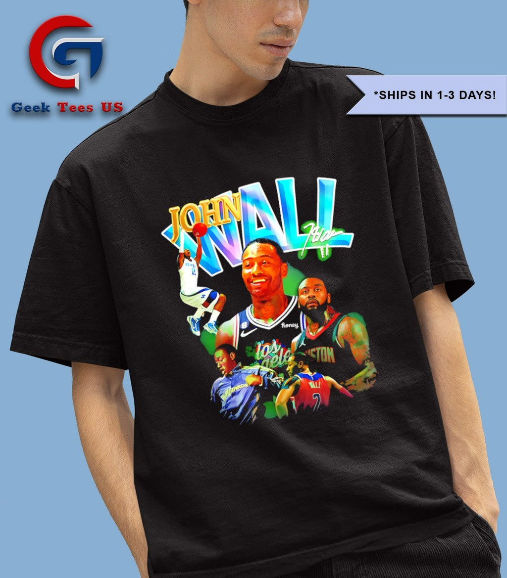 John Wall player basketball graphic shirt