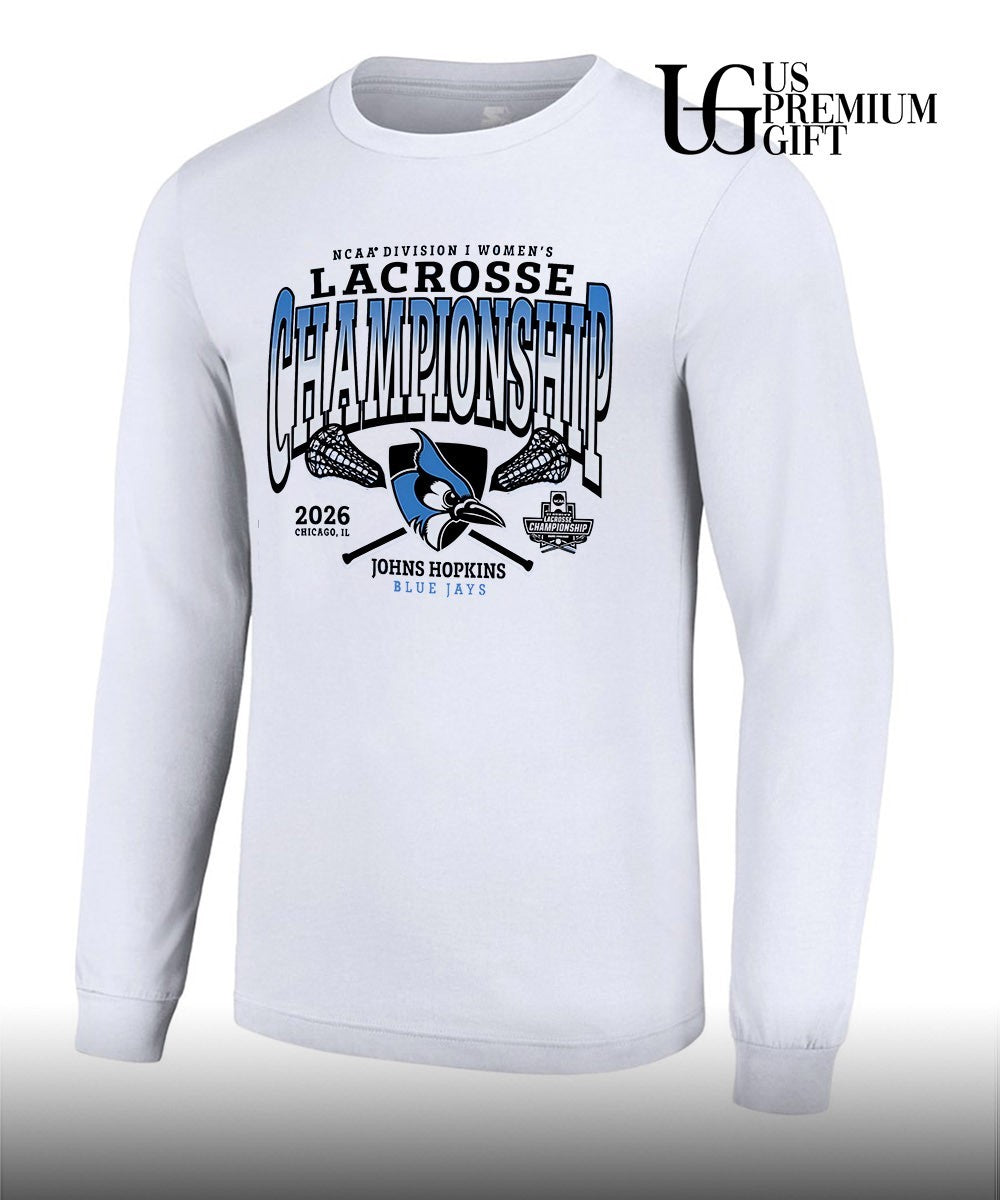 Johns Hopkins Blue Jays NCAA Division I Women’s Lacrosse Championship 2026 shirt