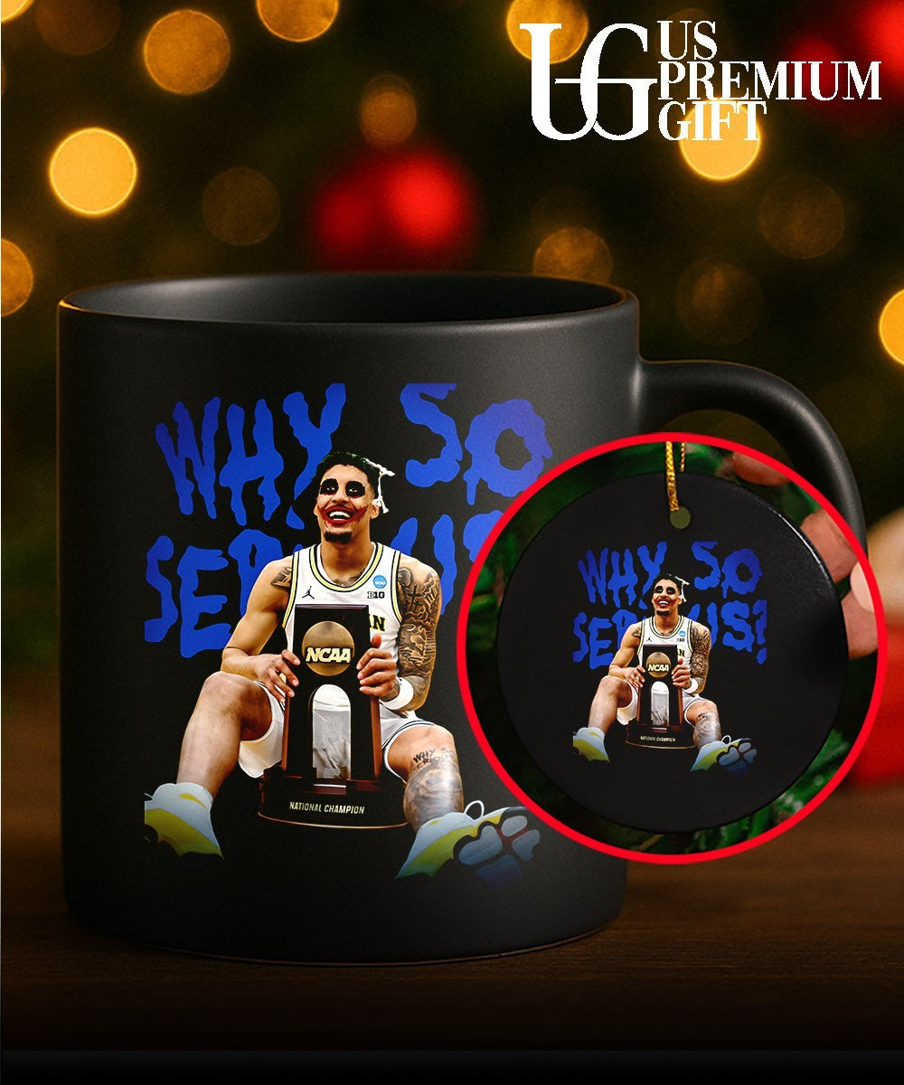 Joker Yaxel Lendeborg Why so serious Michigan Wolverines basketball National Champions shirt