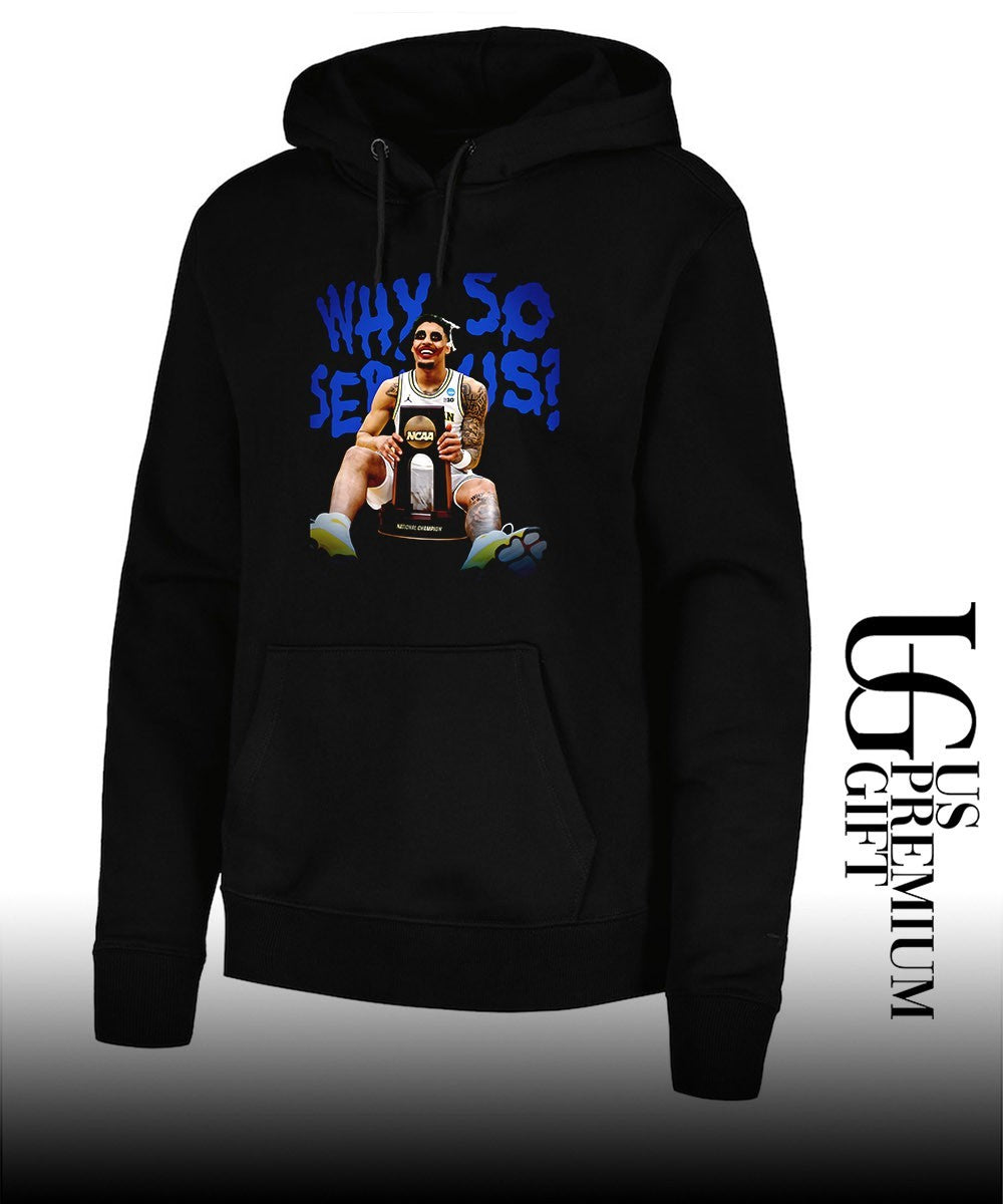 Joker Yaxel Lendeborg Why so serious Michigan Wolverines basketball National Champions shirt