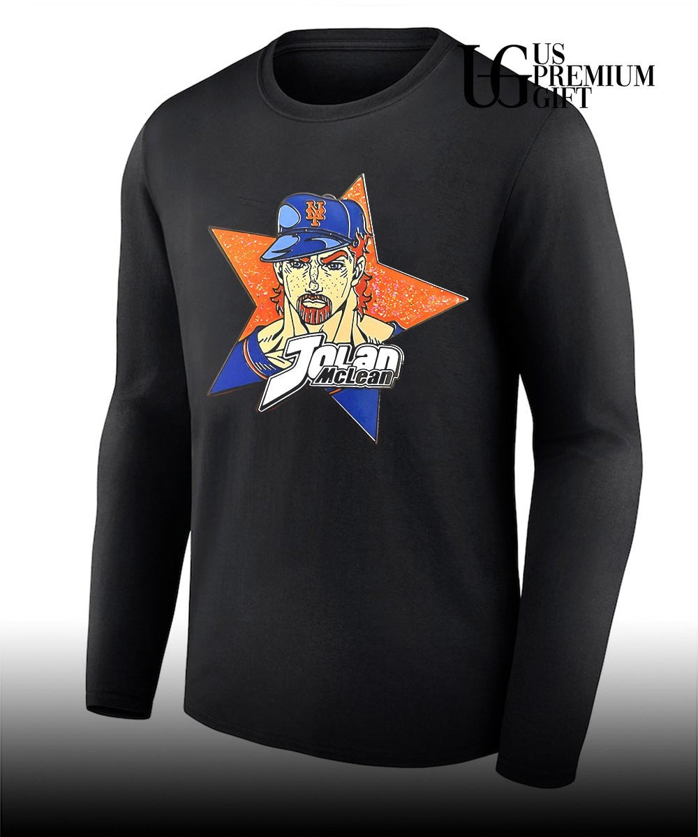 Jolan McLean New York Mets JoJo style baseball player shirt