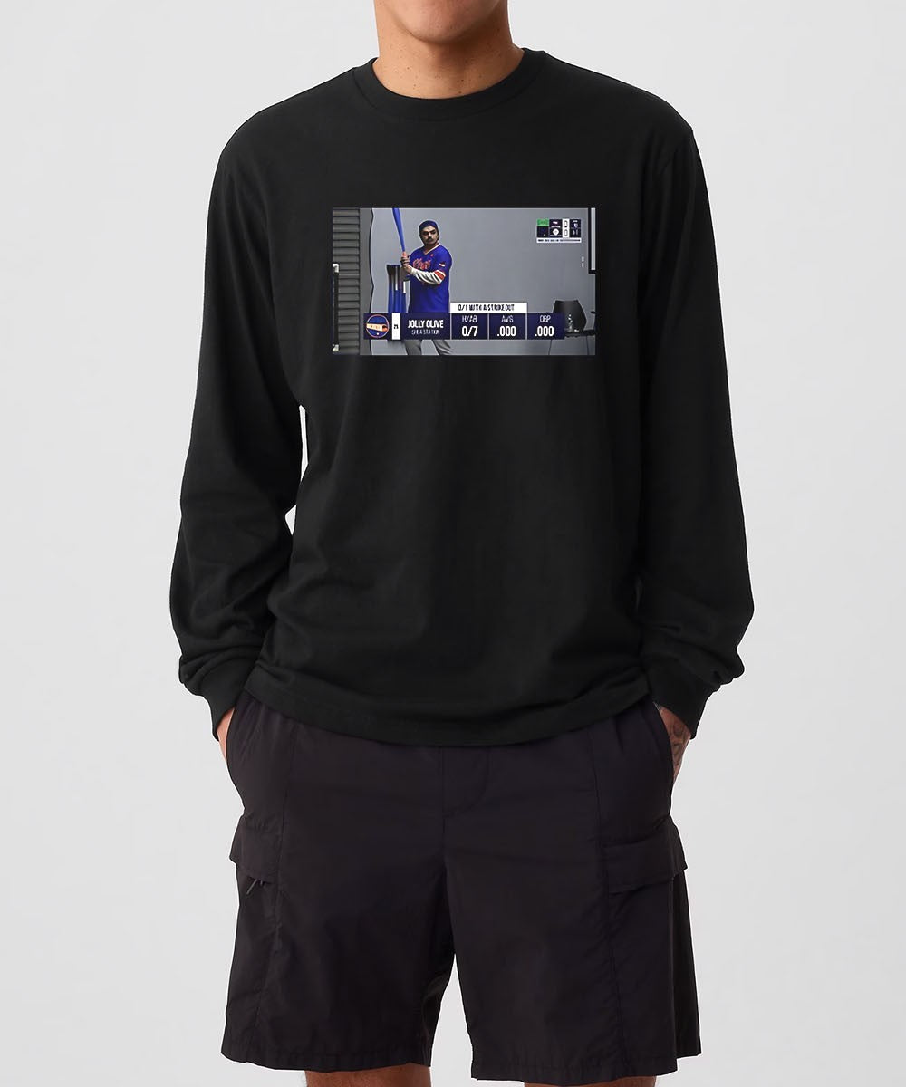 Jolly Olive Shea Station baseball shirt