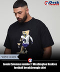 Jonah Coleman number 1 Washington Huskies football breakthrough shirt