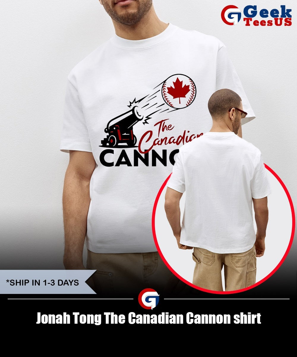 Jonah Tong The Canadian Cannon shirt