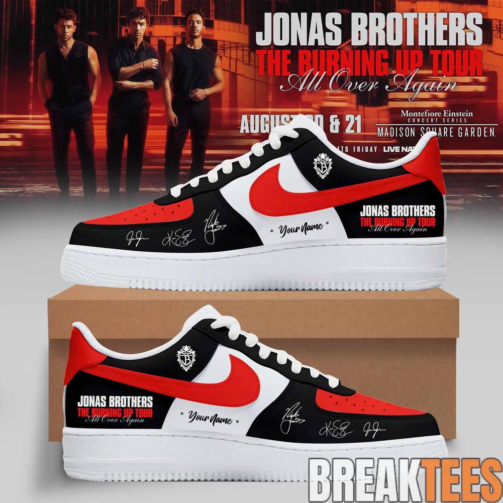 Jonas Brothers – The Burning Up Tour AF1 Shoes