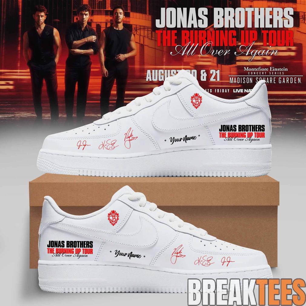 Jonas Brothers – The Burning Up Tour AF1 Shoes