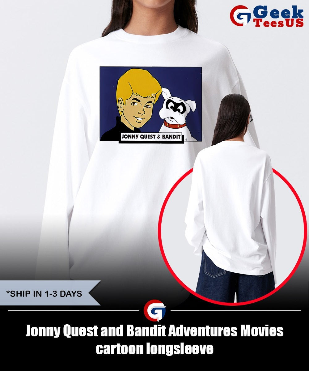Jonny Quest and Bandit Adventures Movies cartoon shirt