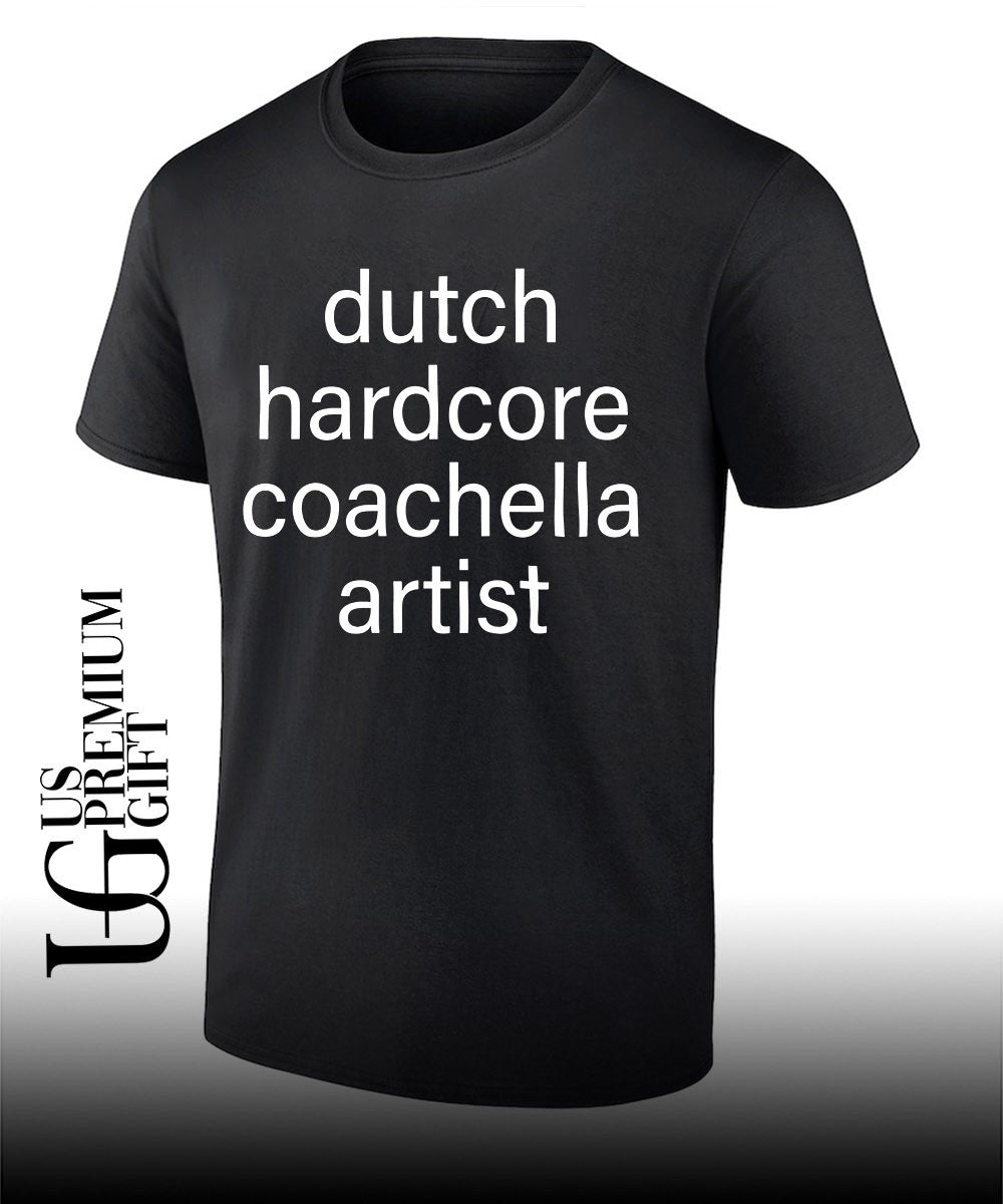 Joost Klein Dutch Hardcore Coachella Artist 2026 shirt