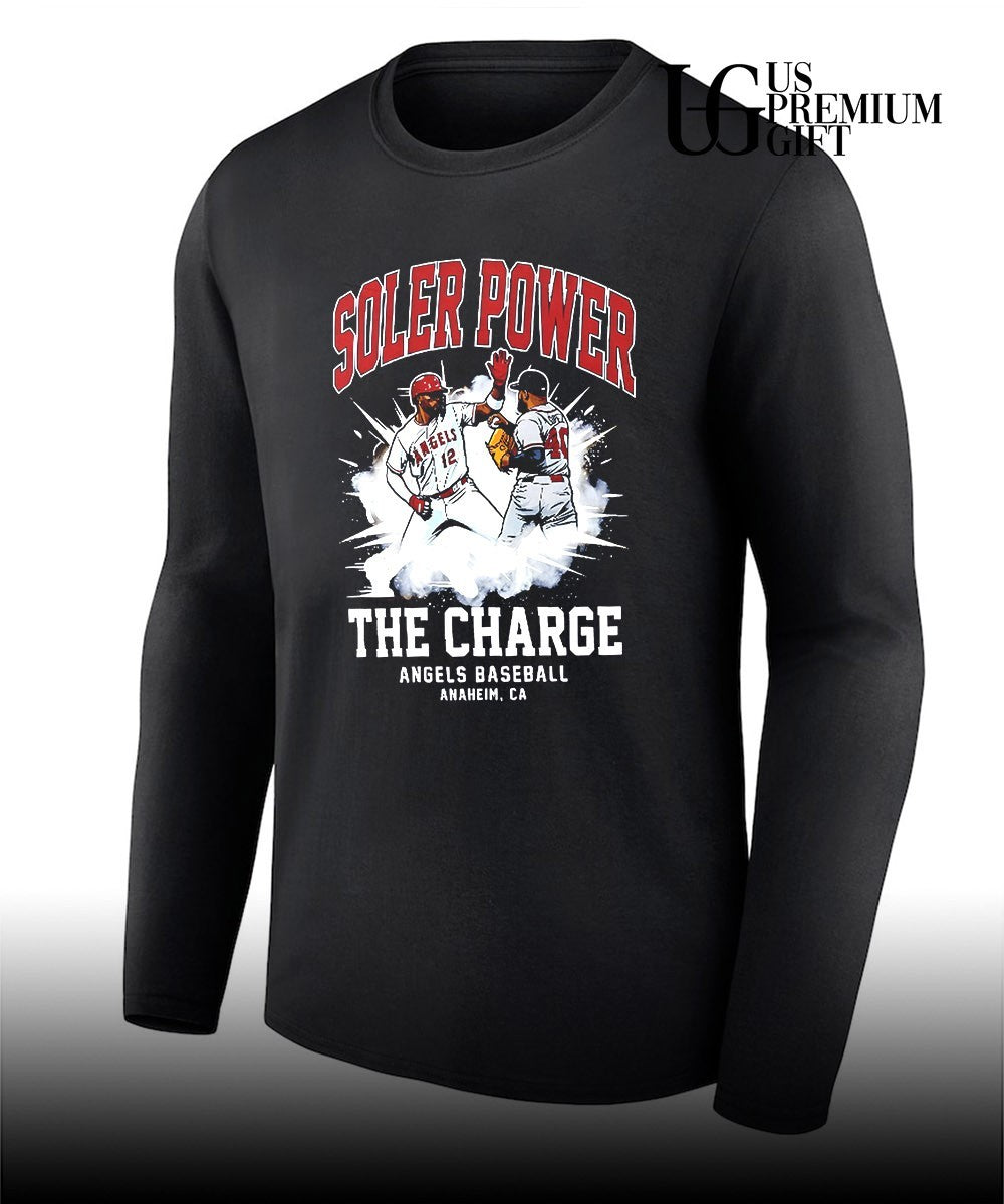 Jorge Soler Power The Charge Angels baseball shirt