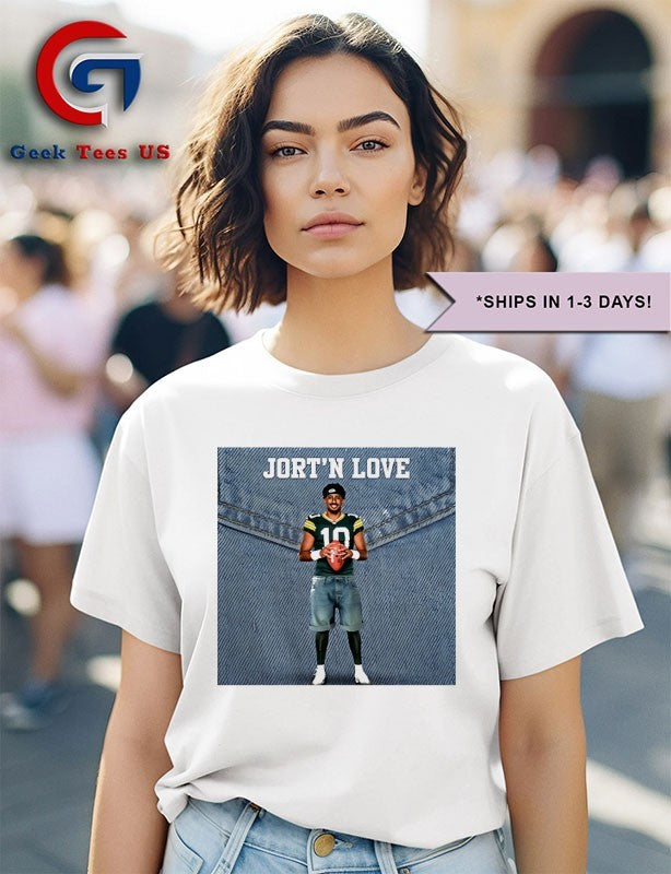Jort’n Love Jeans Green Bay Packers football shirt
