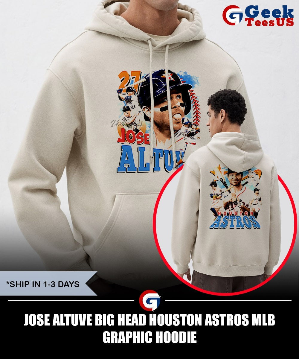 Jose Altuve big head Houston Astros MLB graphic shirt